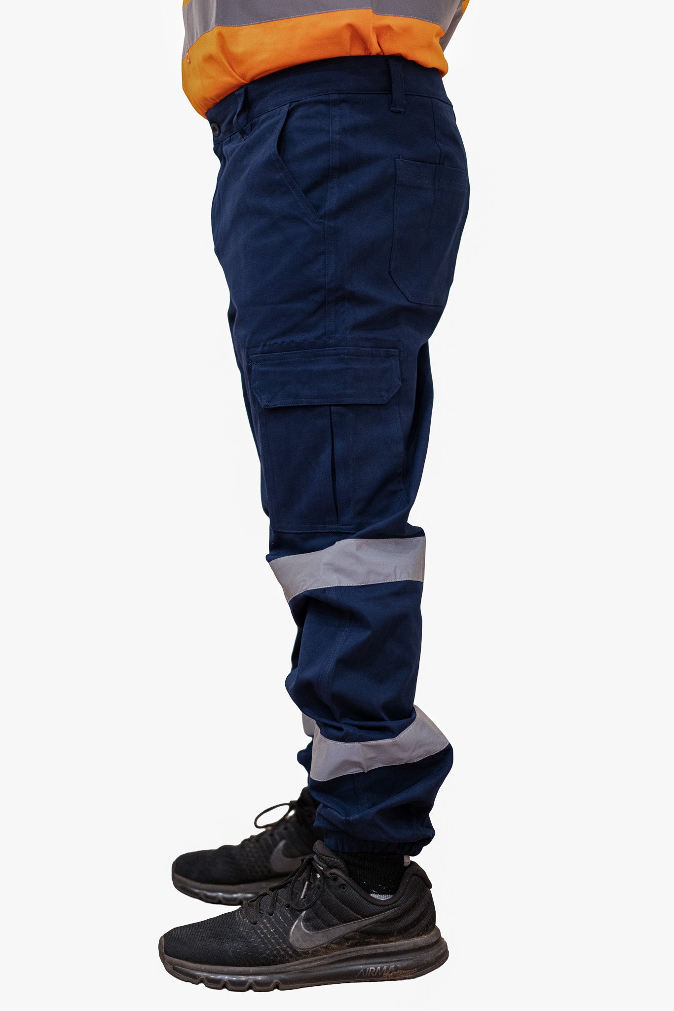 Reflective Navy Pants
